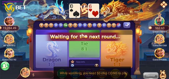 Cách chơi Dragon Tiger trực tuyến tại V9bet